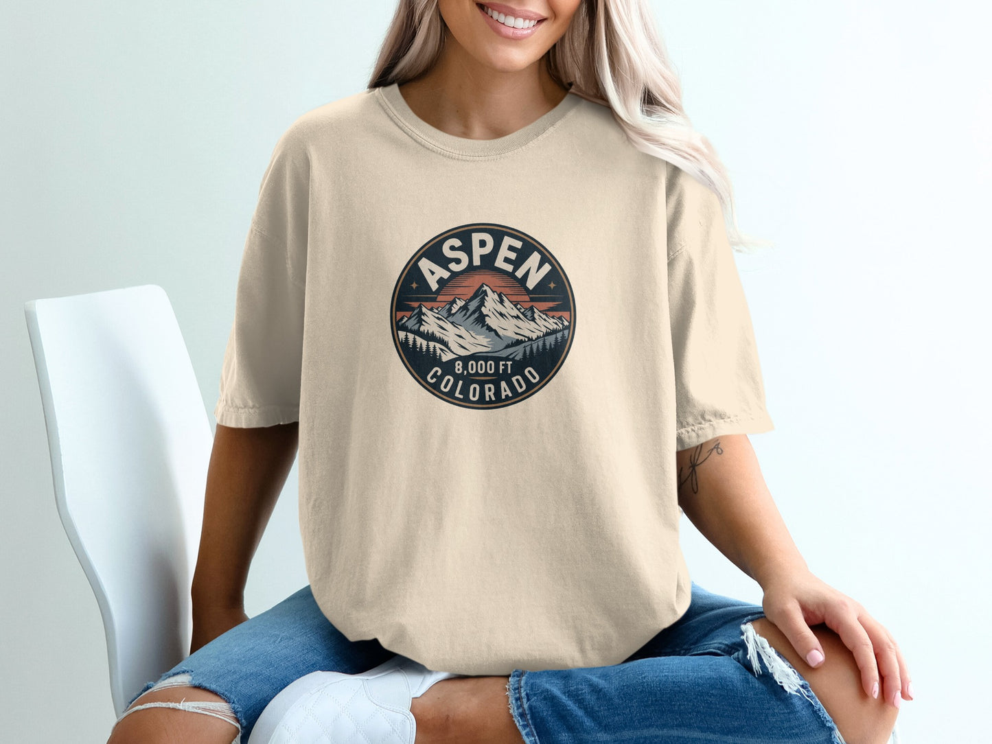 Stylish Aspen Colorado Vintage Graphic Tee product