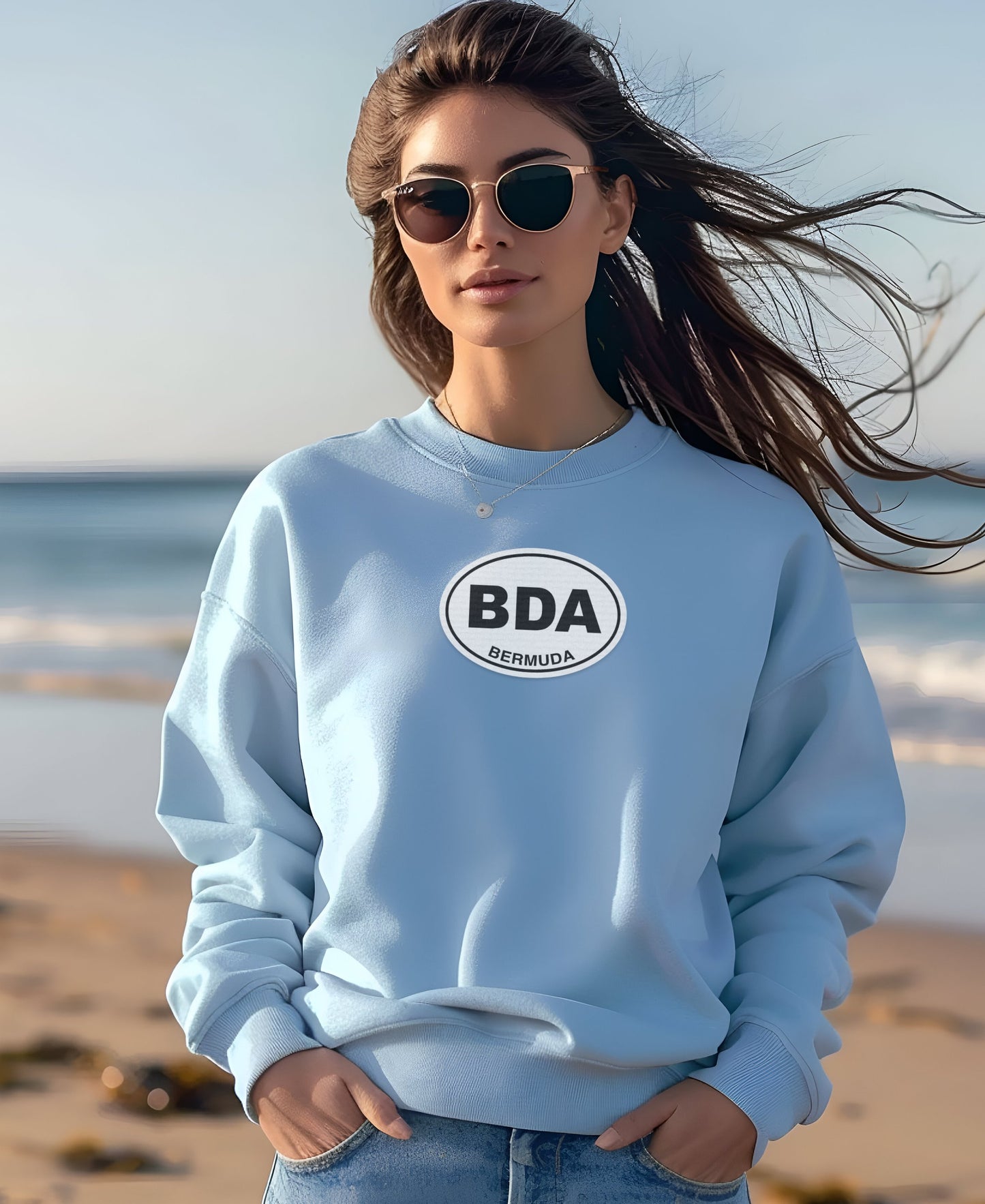 Bermuda BDA Sweatshirt with Beach Style Product