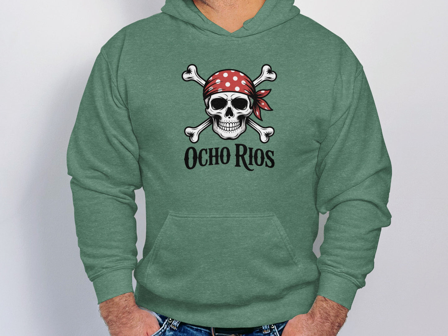 Ocho Rios Skull Graphic Unisex Hoodie product type