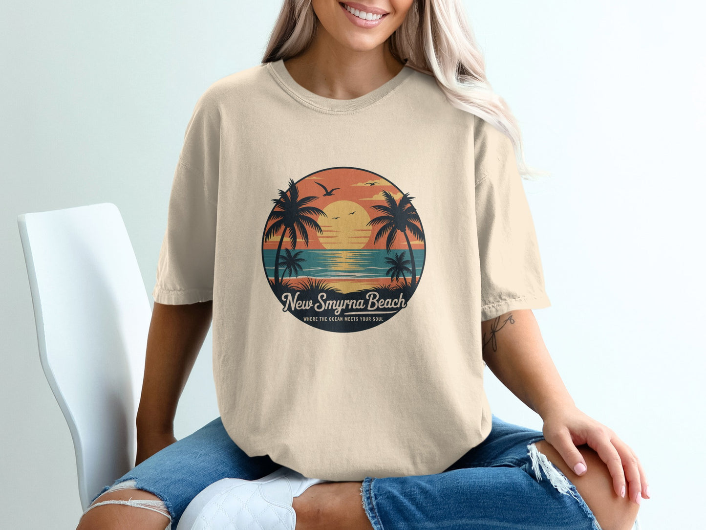 New Smyrna Beach Sunset Graphic Tee product