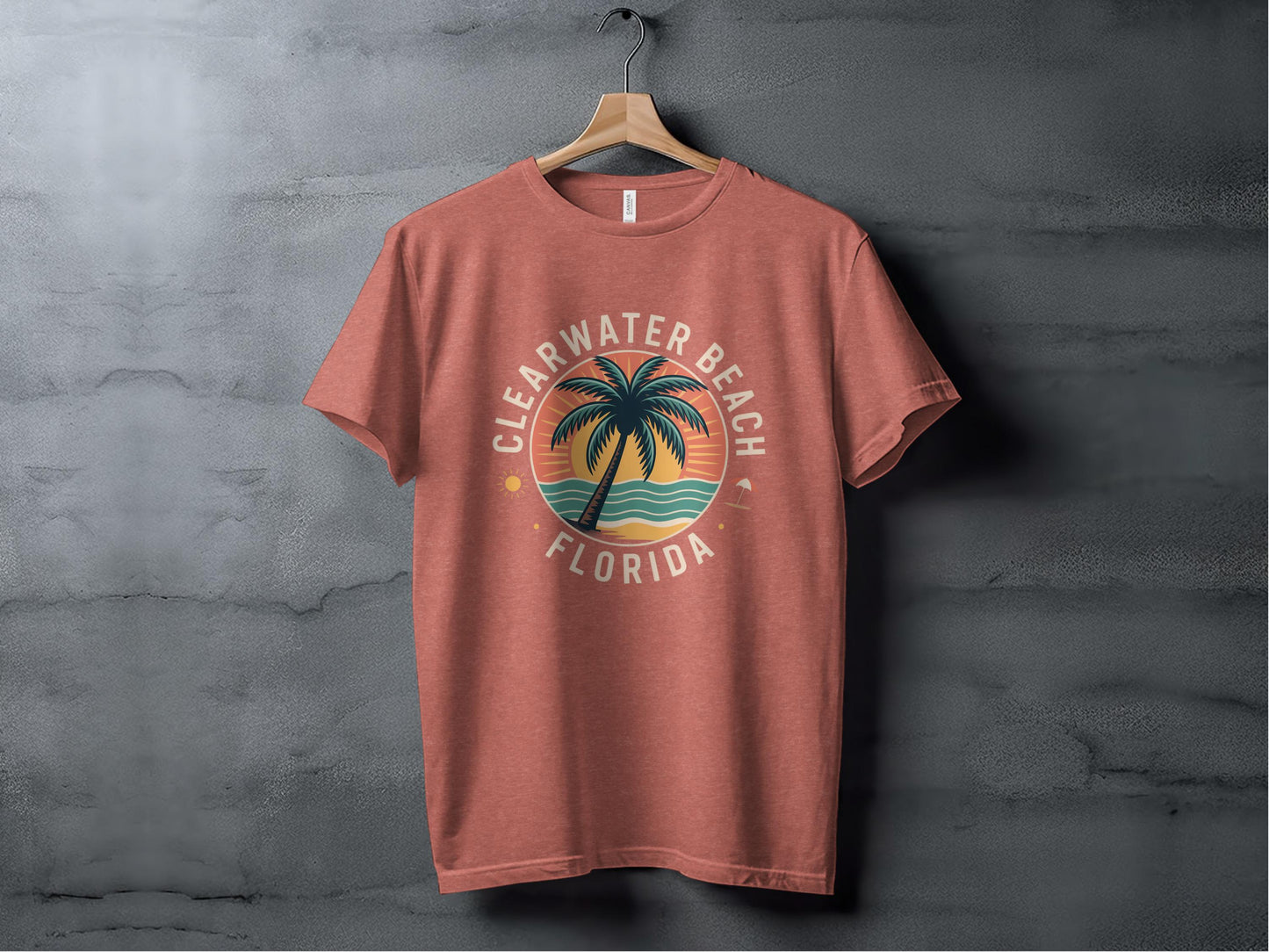 Clearwater Beach Florida Graphic T-shirt product type
