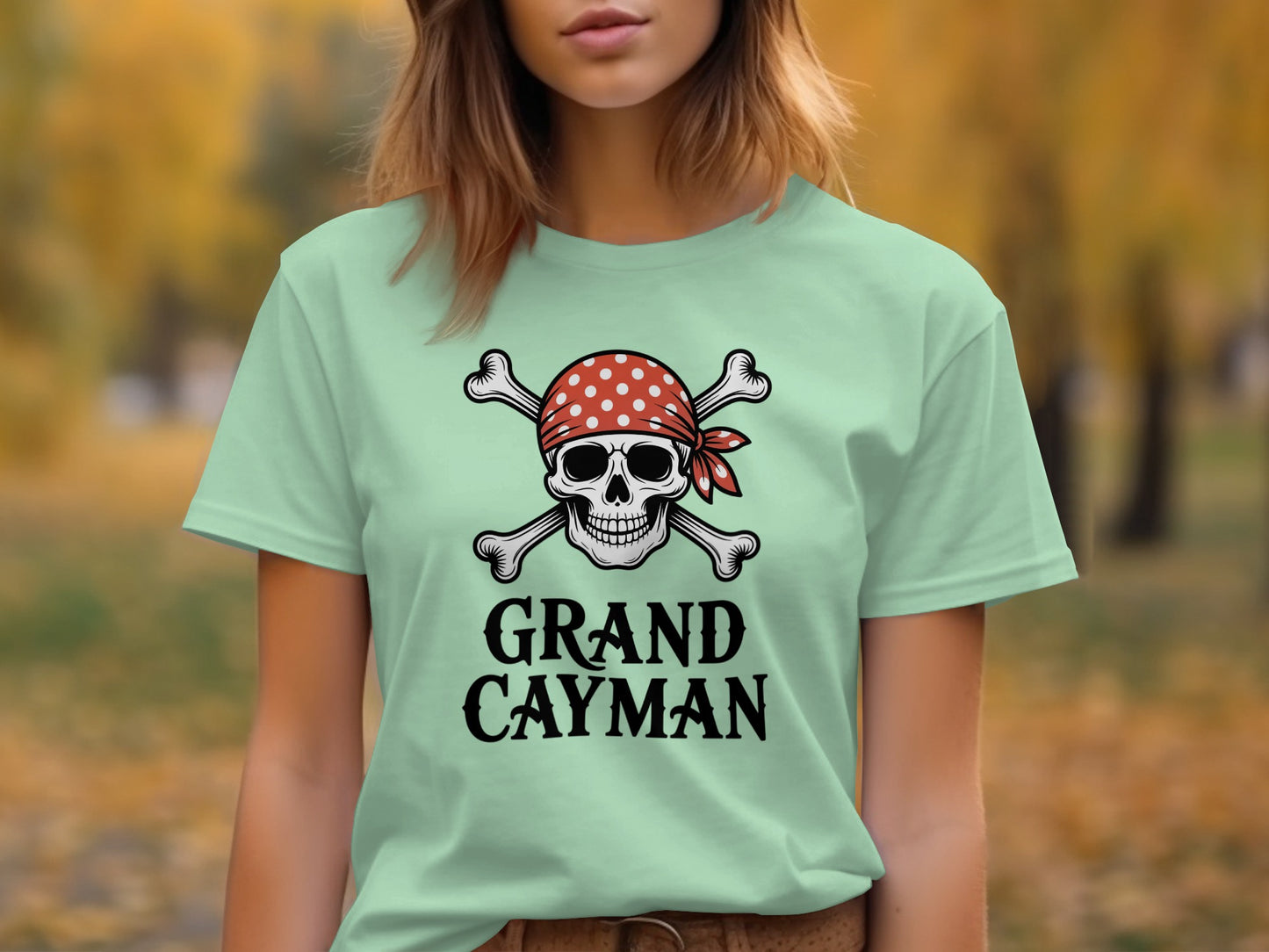 Grand Cayman Pirate Skull Graphic Tee product