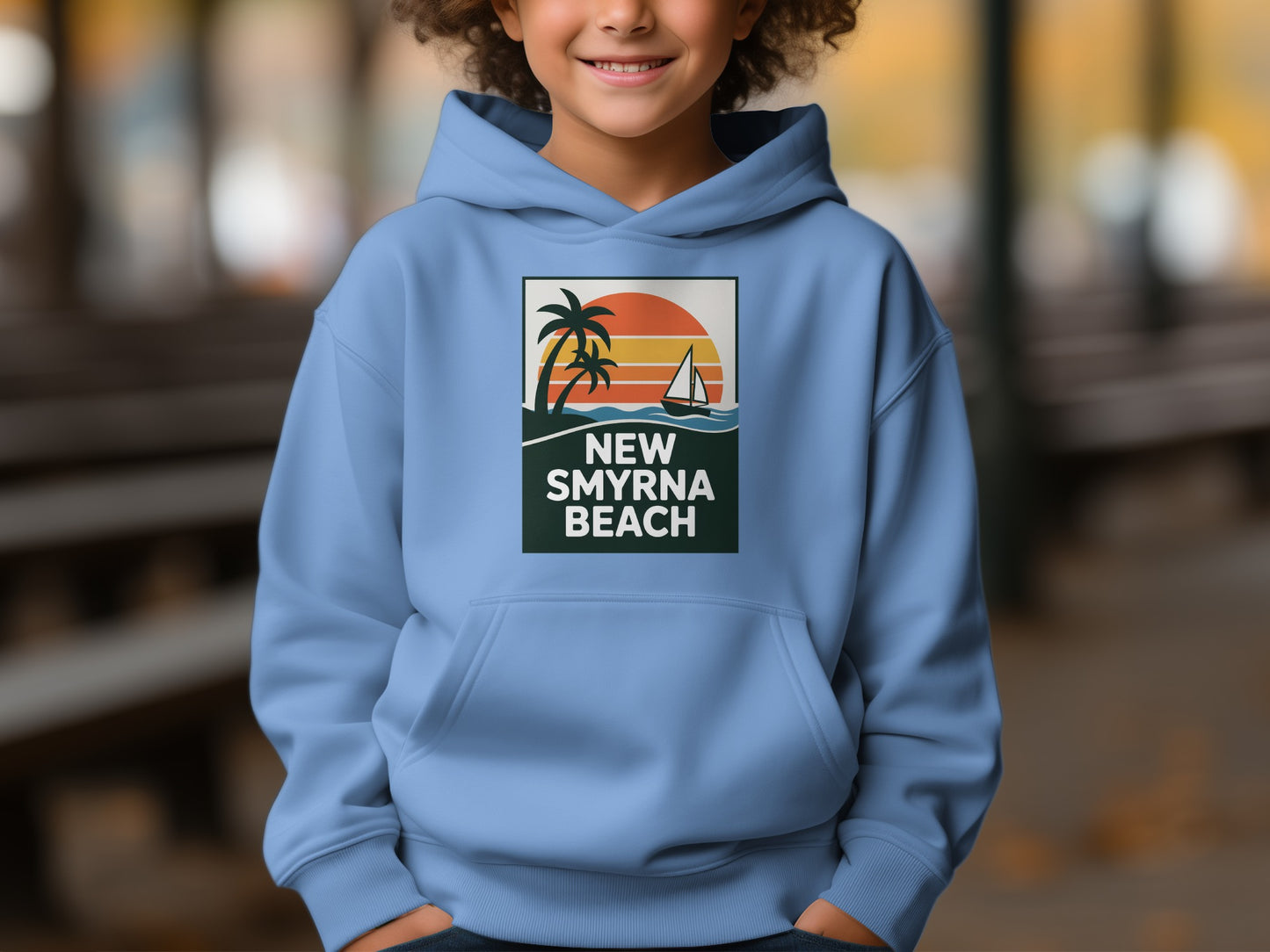 New Smyrna Beach Sunset Graphic Hoodie product