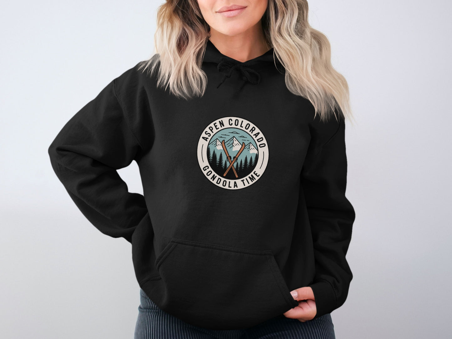 Aspen Colorado Gondola Time Hoodie product type