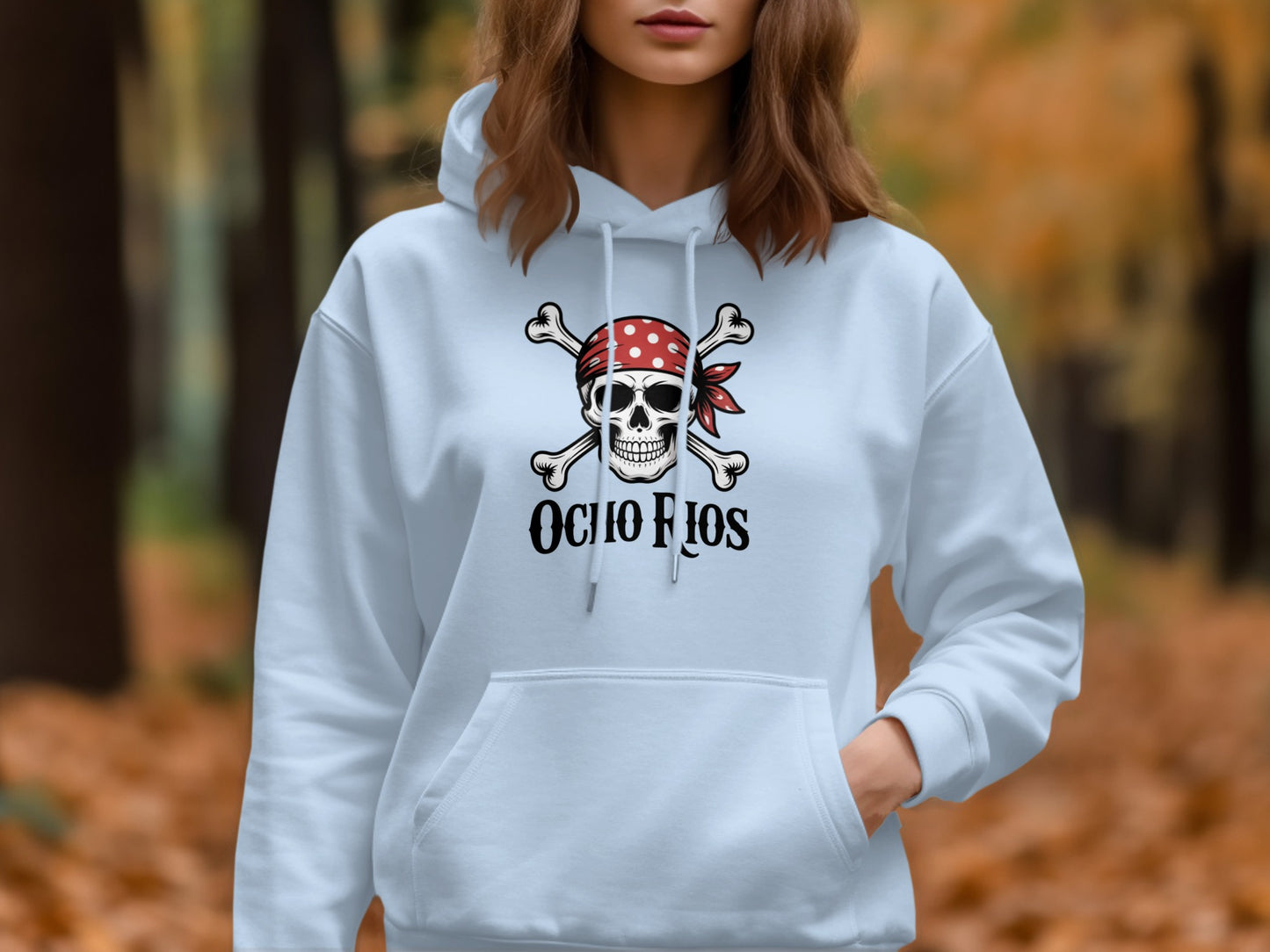 Ocho Rios Skull and Crossbones Graphic Hoodie product