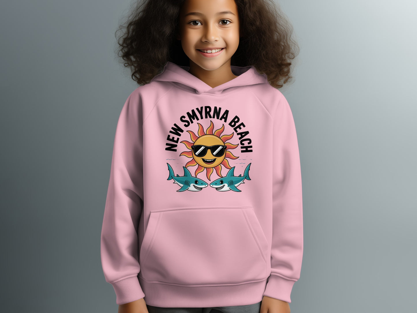 New Smyrna Beach Hoodie with Fun Graphic product type