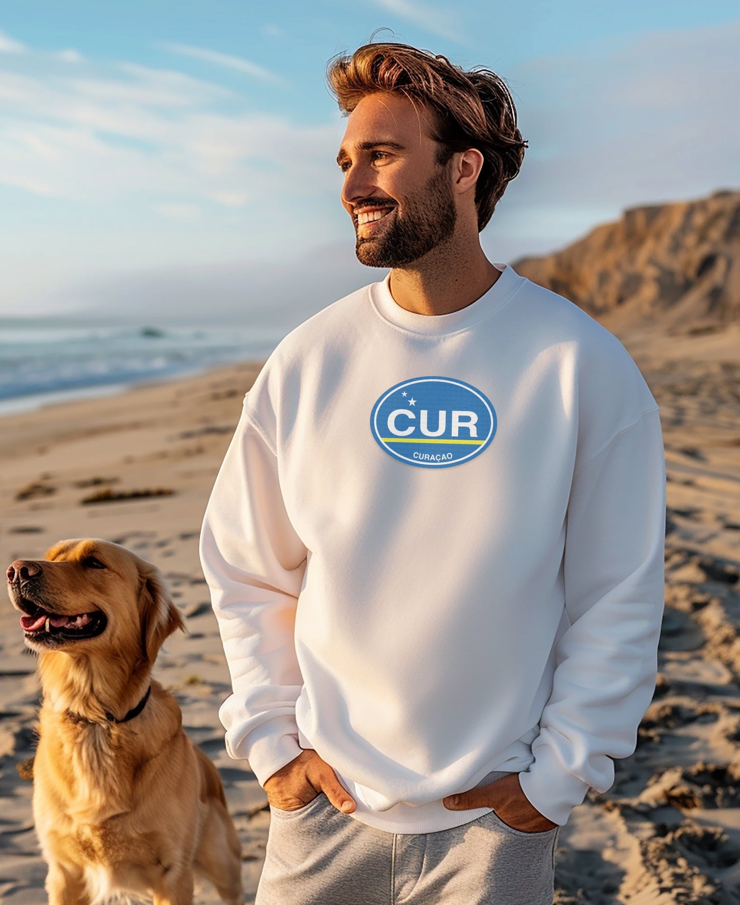 Curacao Design Casual Beachwear Sweatshirt product