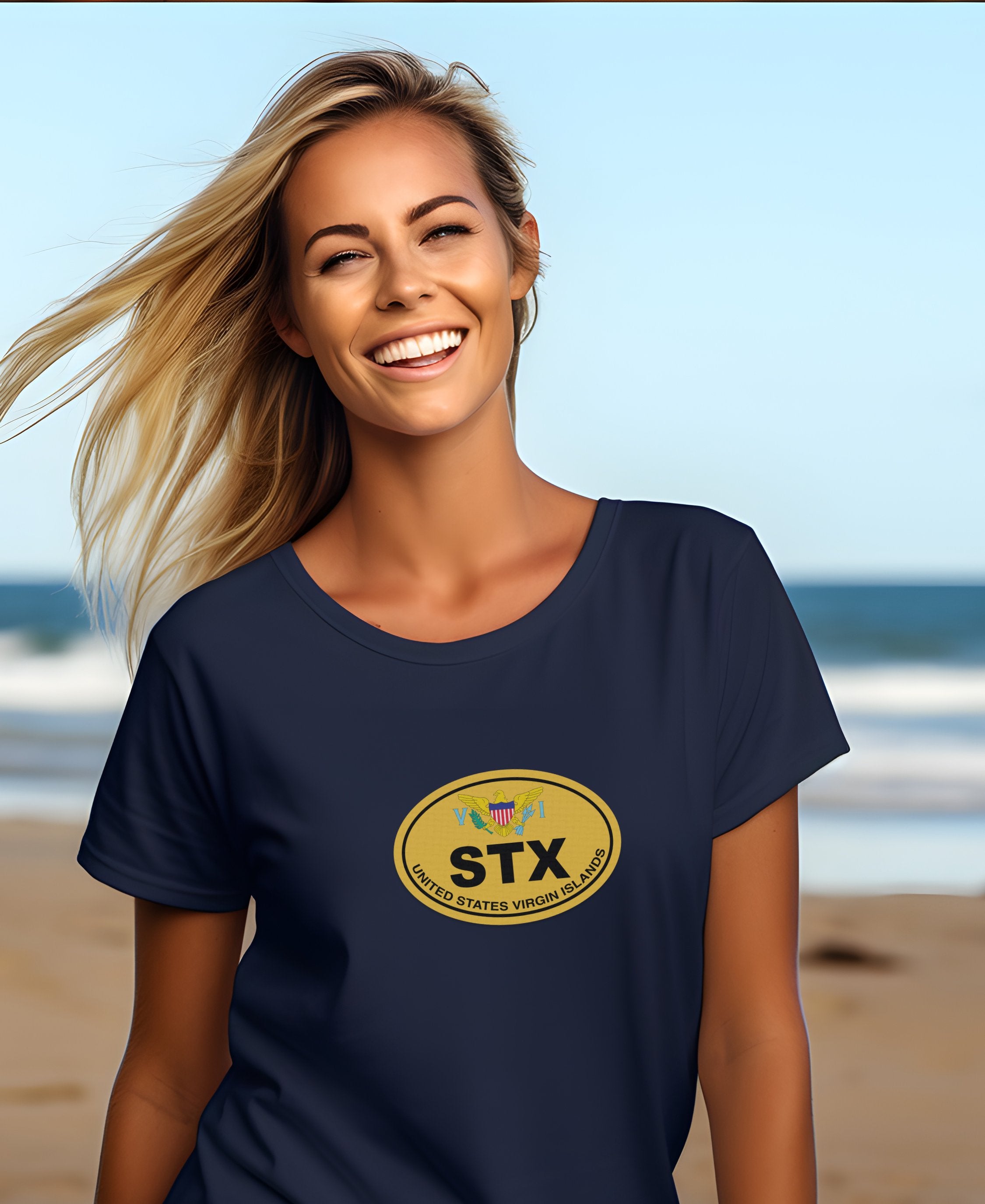 St Croix reefs, rum tours, Christmas Fest womens t-shirt