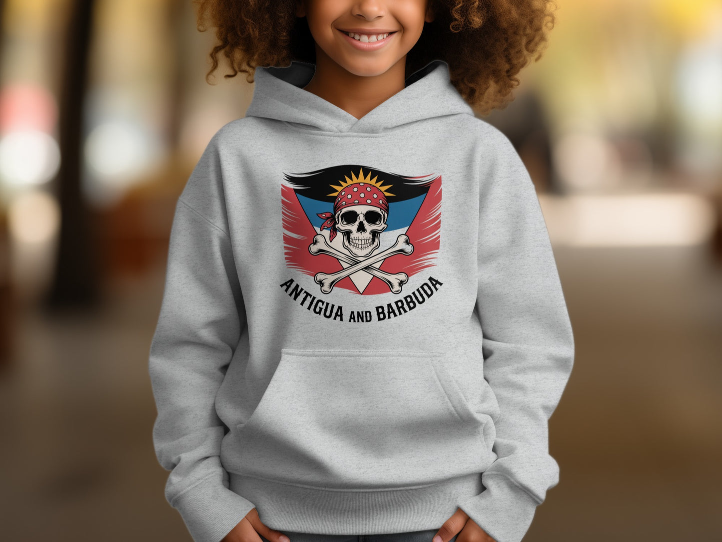 Antigua and Barbuda Skull Hoodie product type