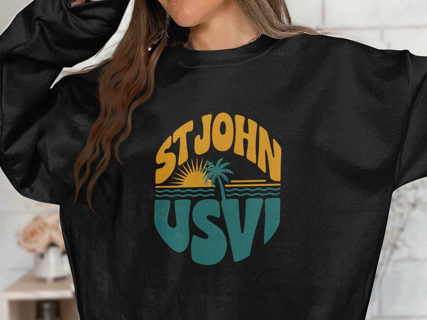St John USVI Graphic Pullover Sweatshirt product type