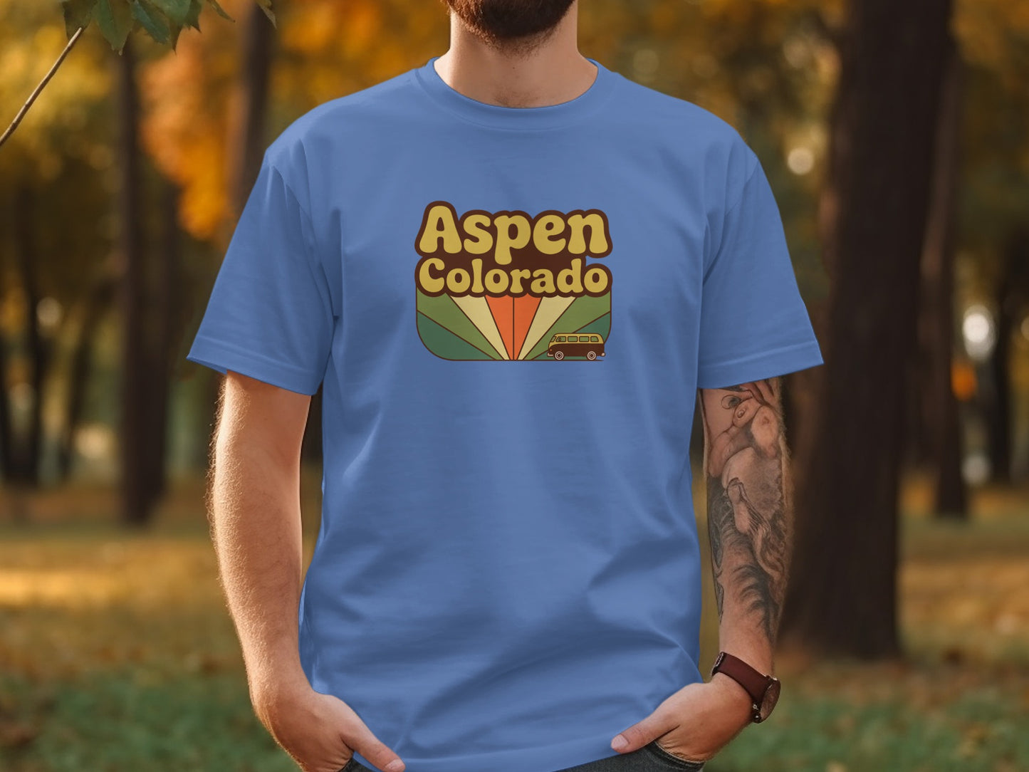 Aspen Colorado Graphic Design T-Shirt product type