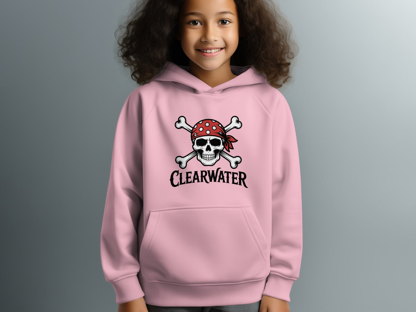 Clearwater Pirate Skull Youth Hoodie product
