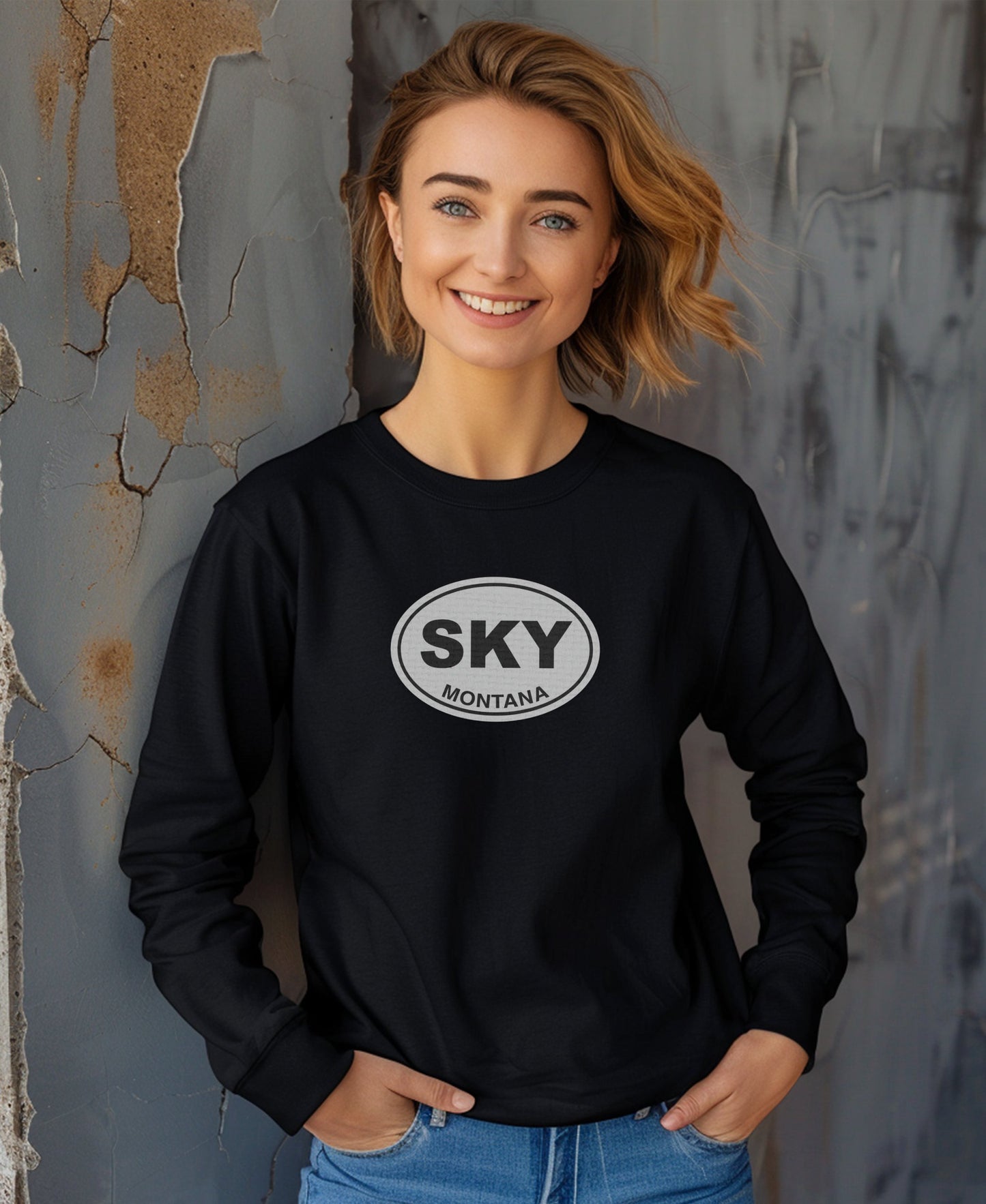 SKY MONTANA Long Sleeve Black Shirt product type