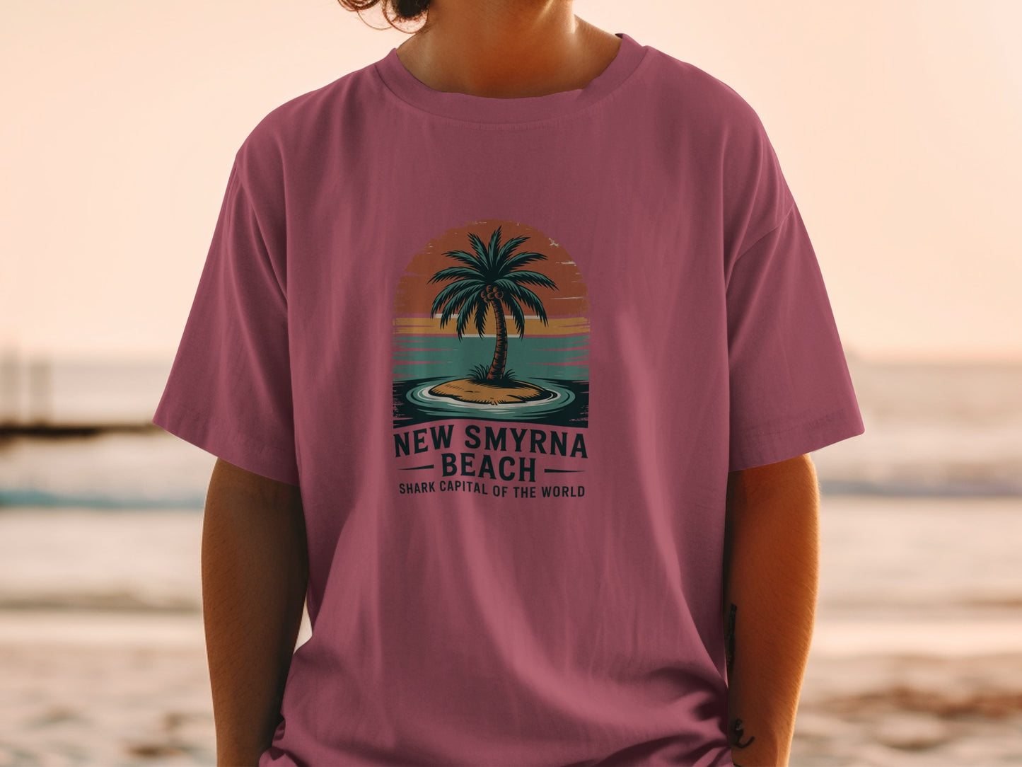 New Smyrna Beach Shark Capital T-shirt product