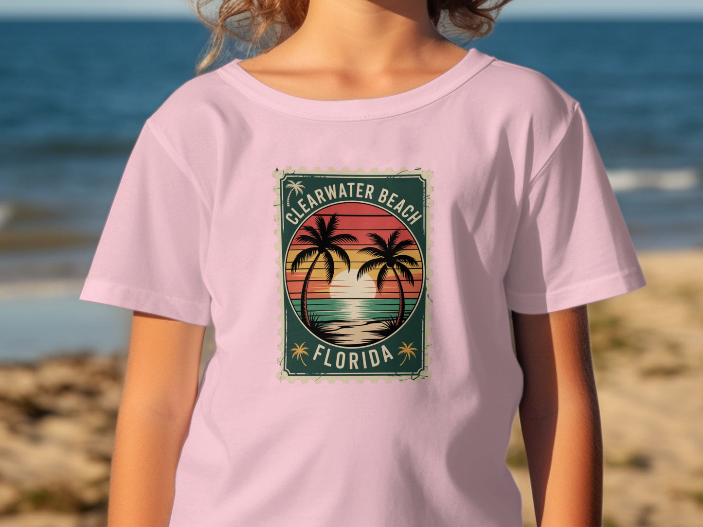 Clearwater Beach Florida Scenic Graphic T-shirt product