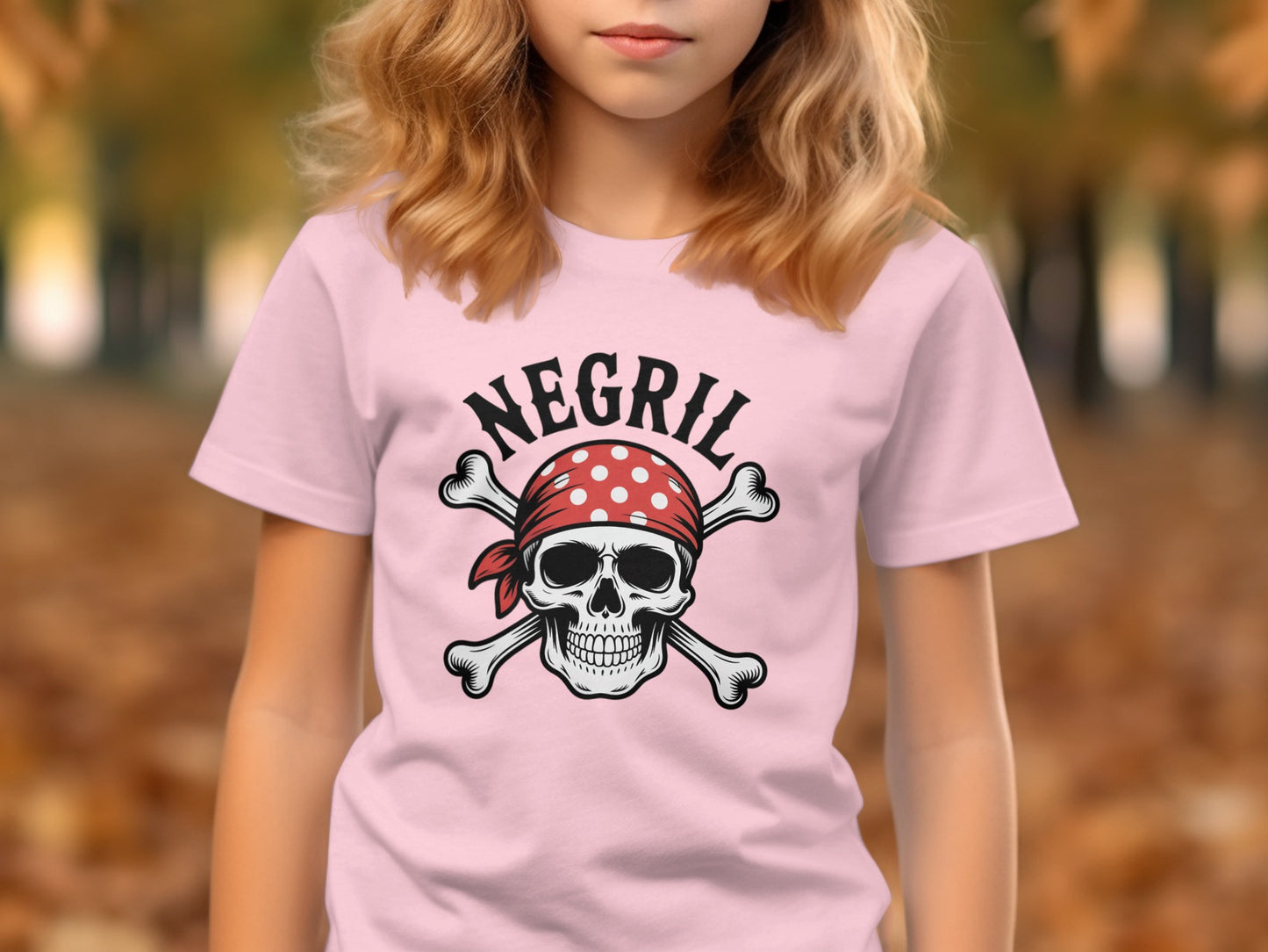 Negril Skull and Crossbones Pirate Graphic T-Shirt product