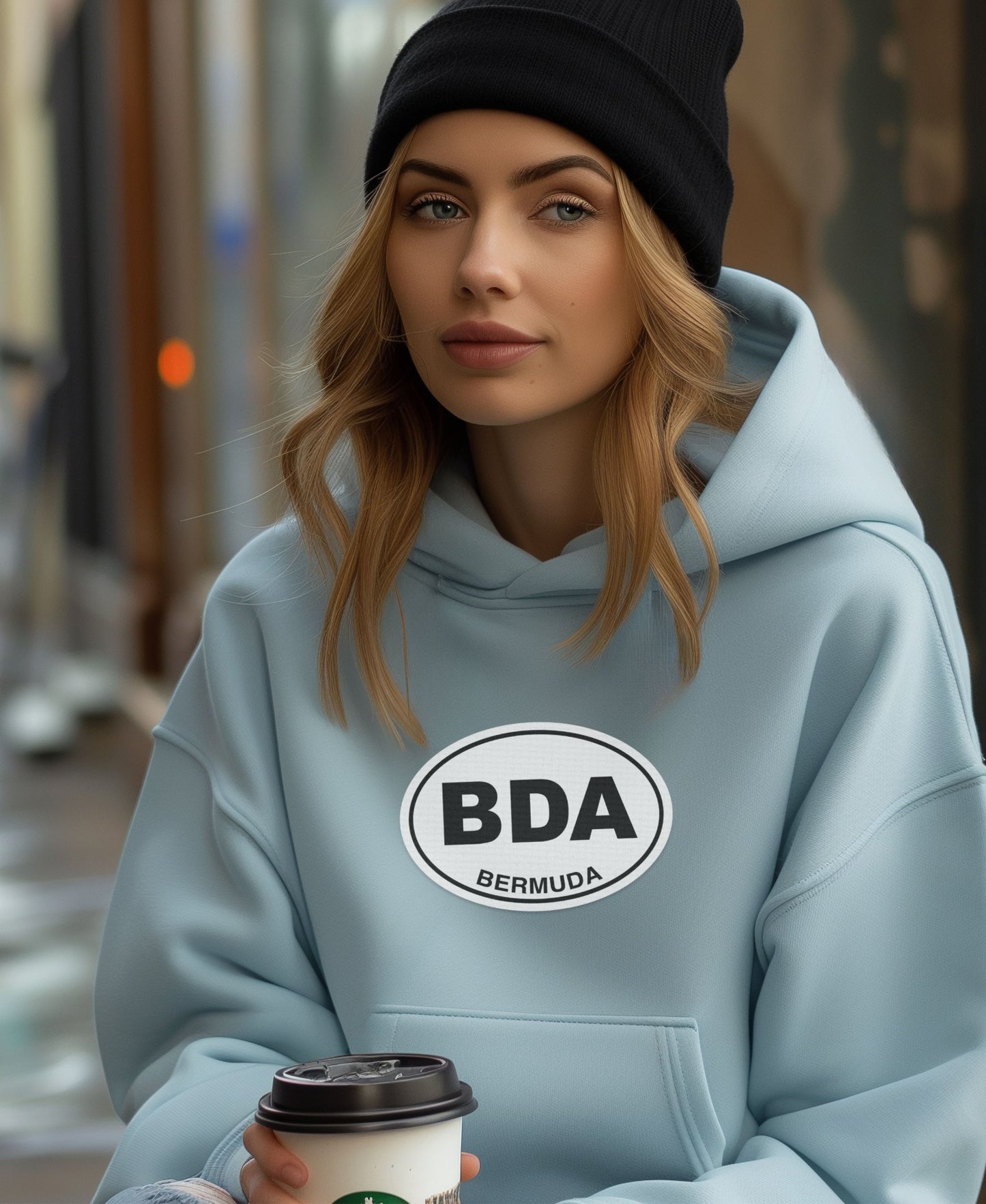 Bermuda Island Style & Sun Escape Womens Hoodie