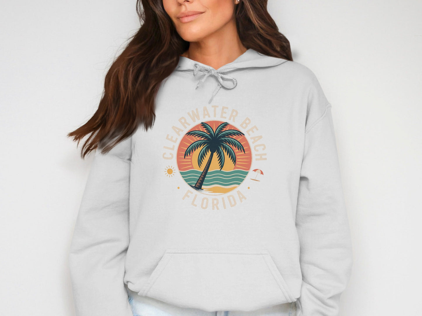 Clearwater Beach Florida Hoodie Casual Fashion product
