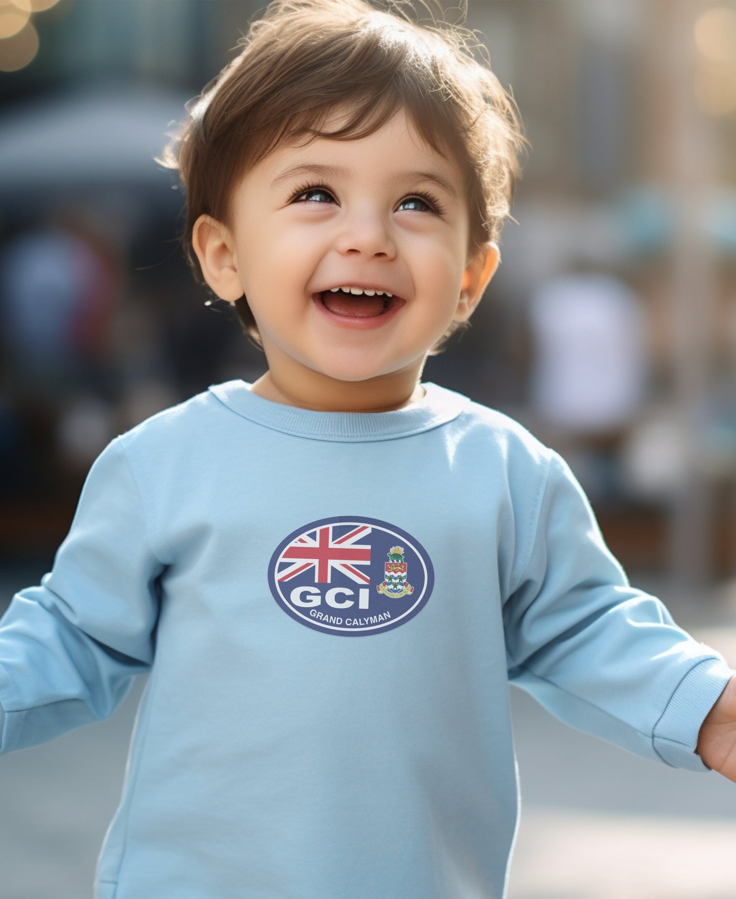 Grand Cayman Island GCI Kids Long Sleeve Shirt product type