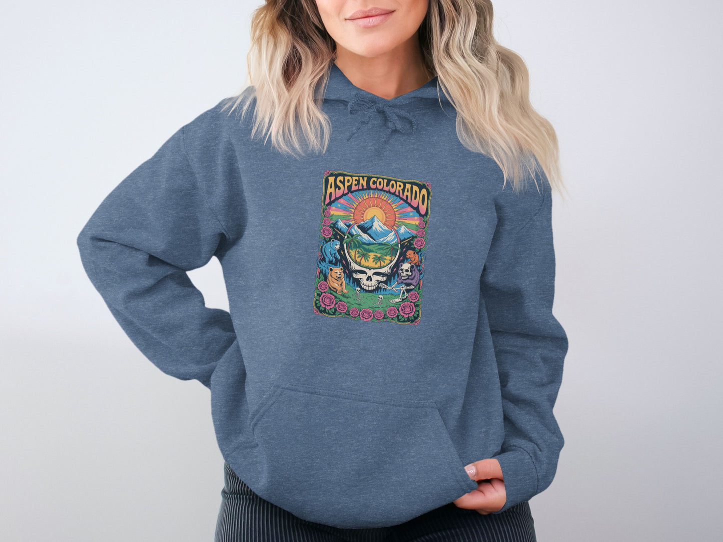 Aspen Colorado Graphic Printed Pullover Hoodie product