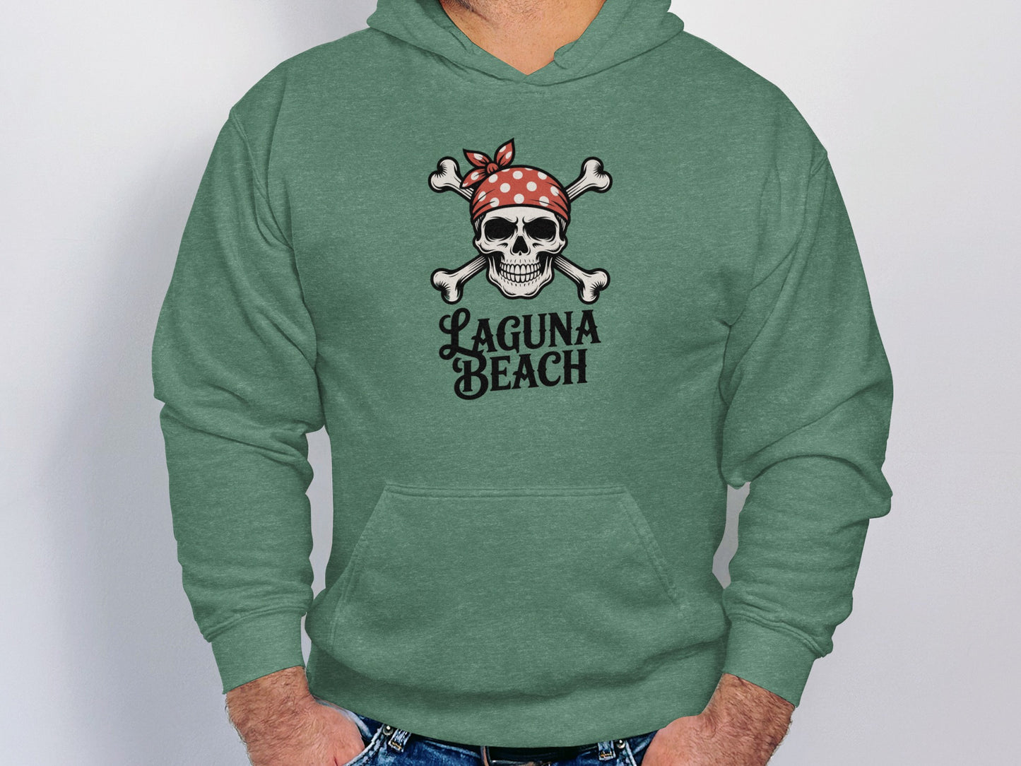 Laguna Beach Skull And Crossbones Graphic Hoodie product