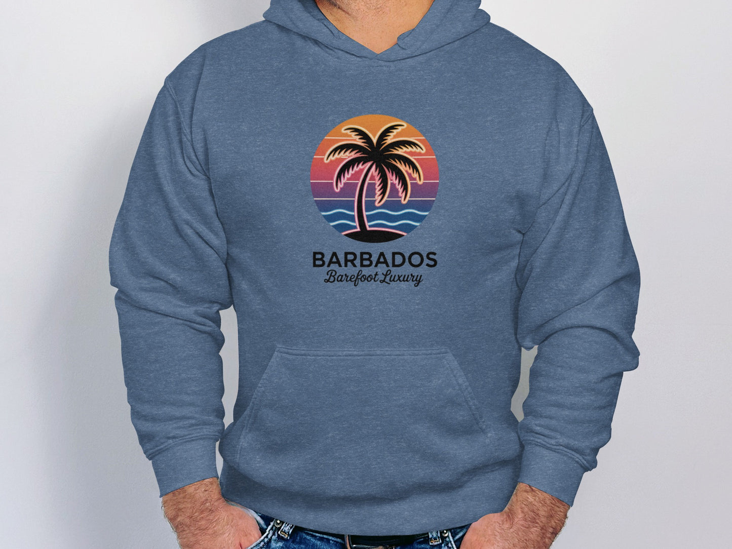 Barbados Barefoot Luxury Palm Tree Hoodie product