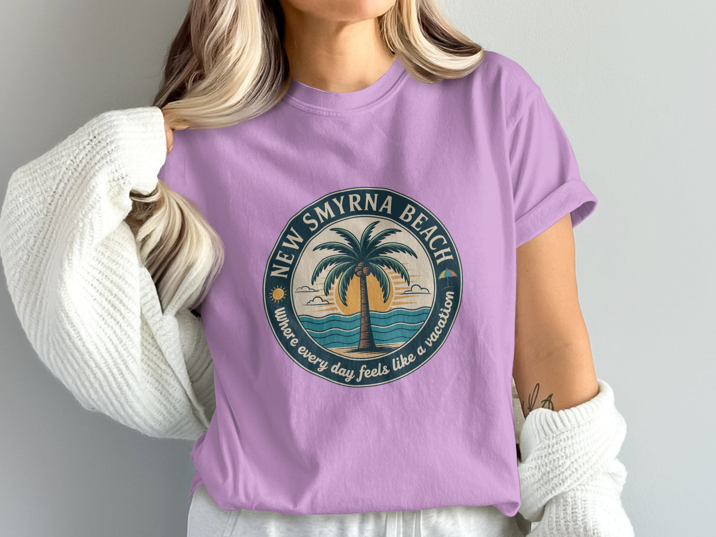 New Smyrna Beach Vacation Graphic T-Shirt product