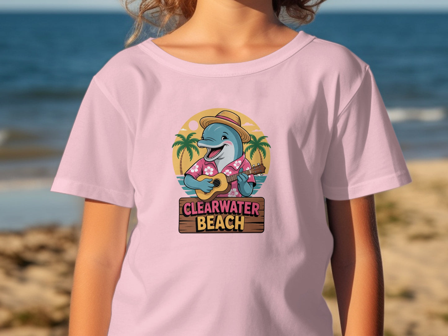 Clearwater Beach Dolphin Cartoon Design product type