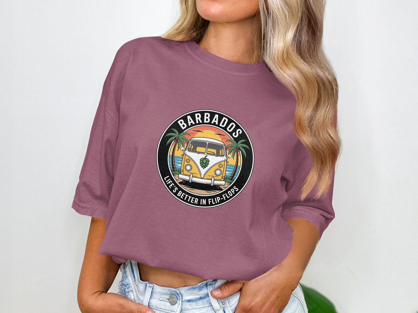 Barbados Let's Better in Flip-Flops T-shirt product type