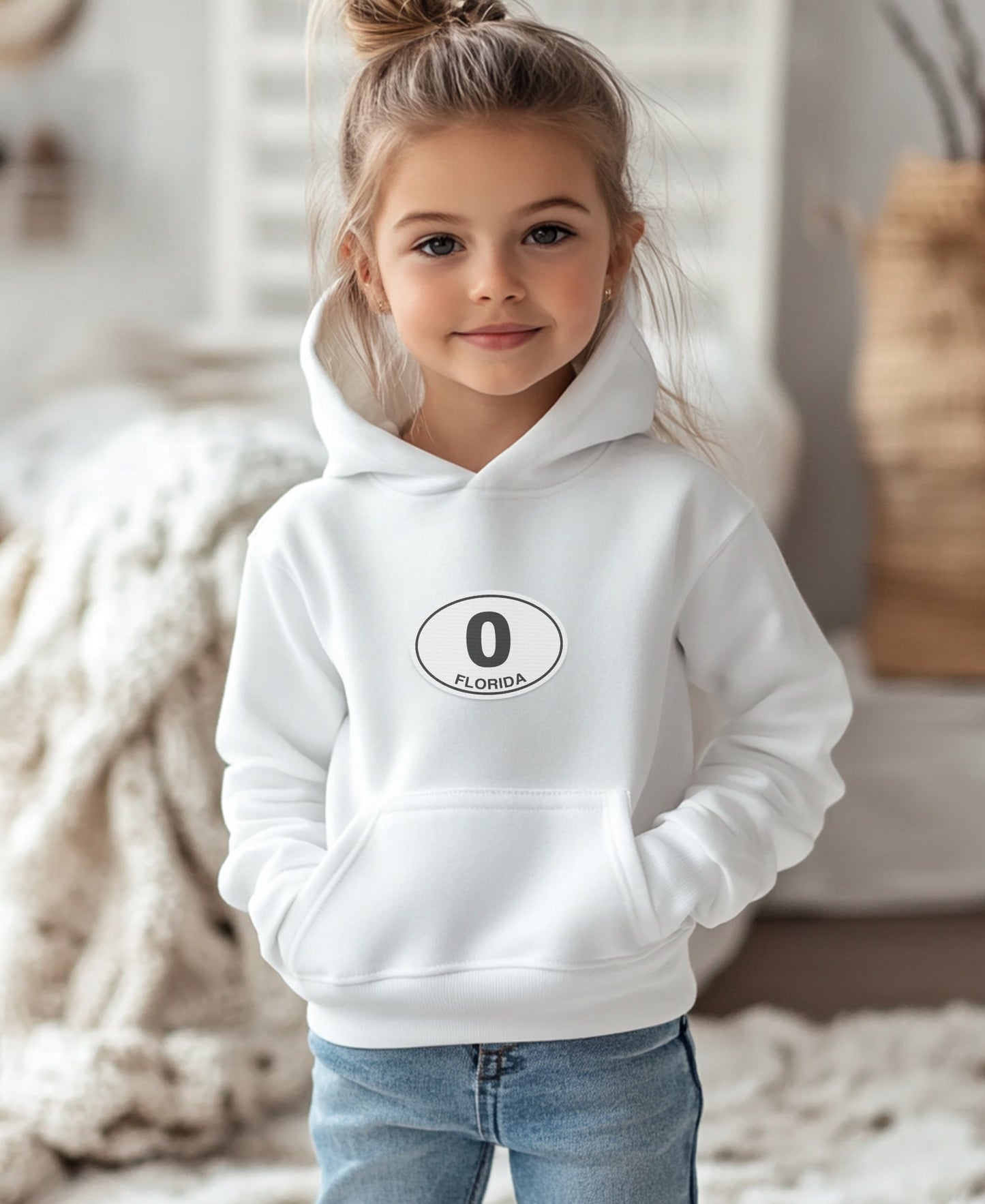 Florida Number 0 Printed White Hoodie product