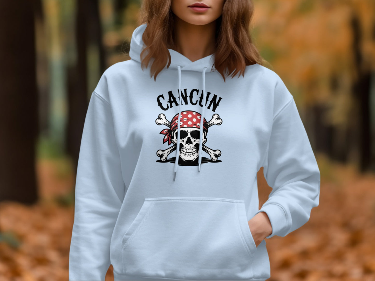 Cancun Skull Pirate Hoodie product