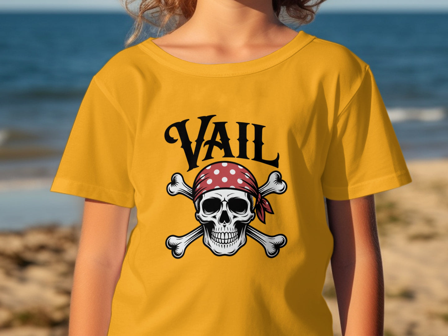 Vail Skull and Crossbones Pirate T-Shirt product