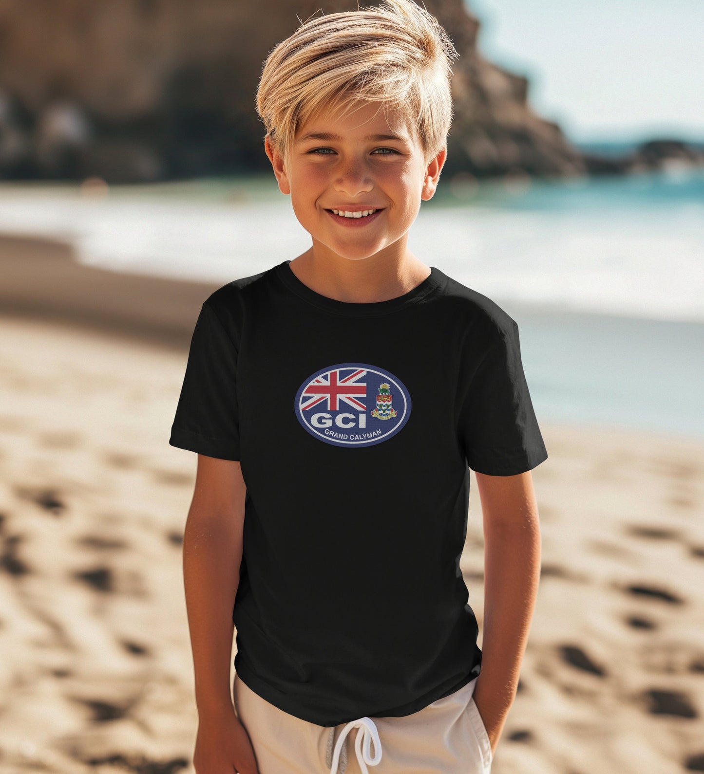 Grand Cayman Islands Flag Graphic T-Shirt product type