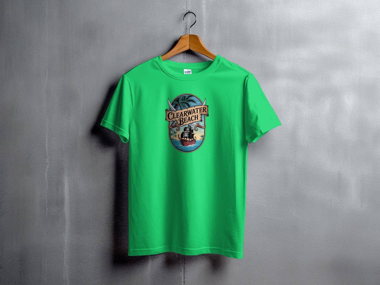 Clearwater Beach Graphic Design T-Shirt Product