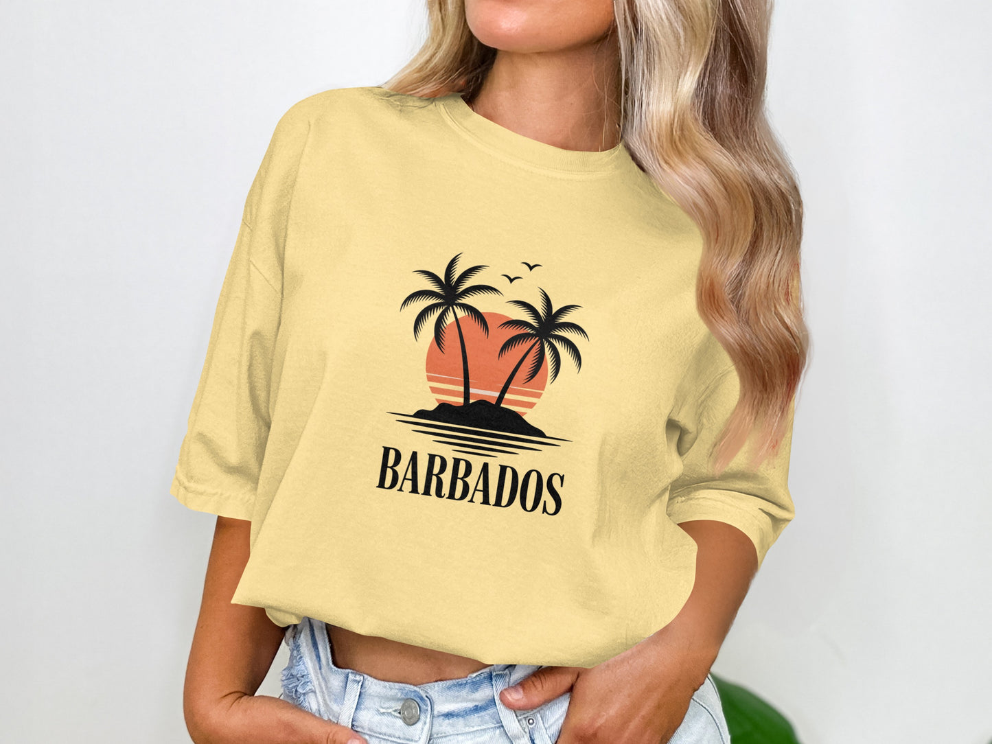 Barbados Sunset Graphic Print T-Shirt Product type