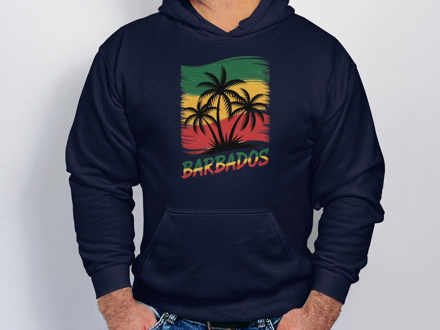 Barbados Palm Trees Graphic Hoodie product