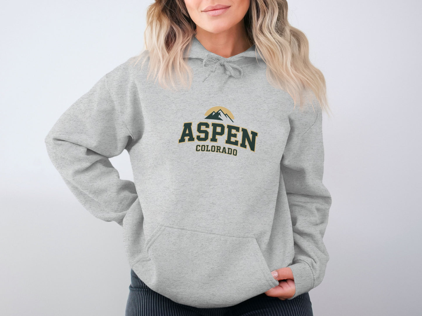 Aspen Colorado Mountain Graphic Hoodie product