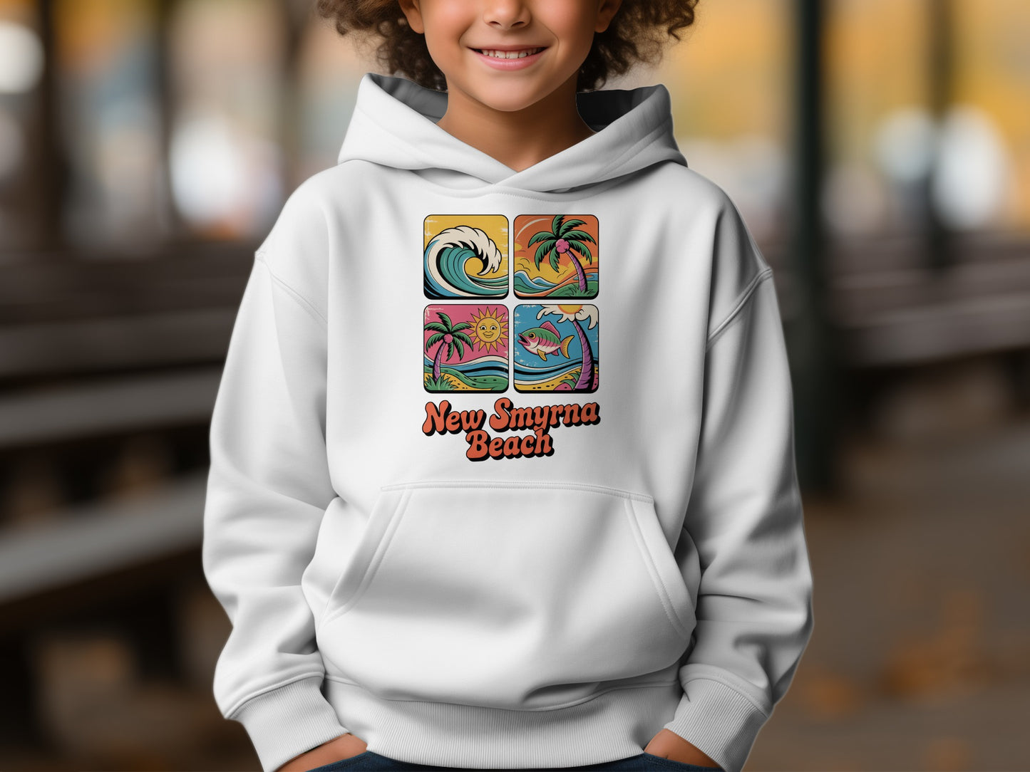 New Smyrna Beach Graphic Hoodie product type