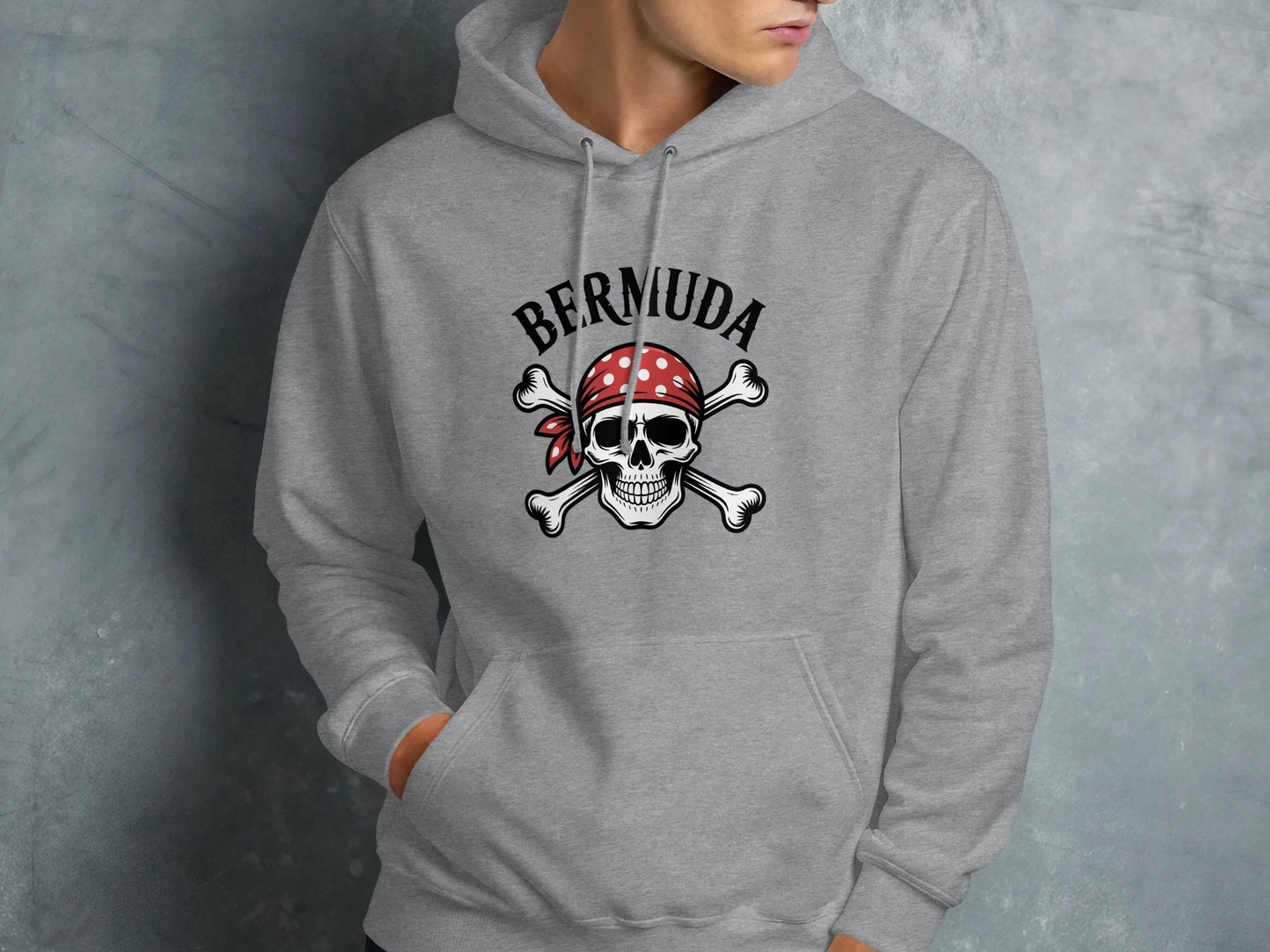Bermuda Pirate Skull and Crossbones Hoodie product
