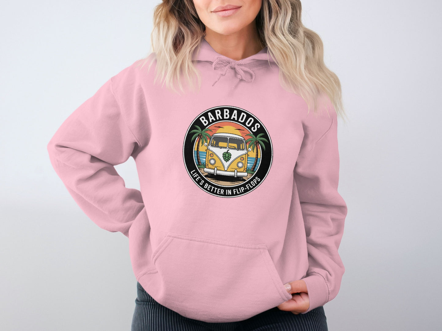 Barbados Life is Better in Flip Flops Hoodie product type