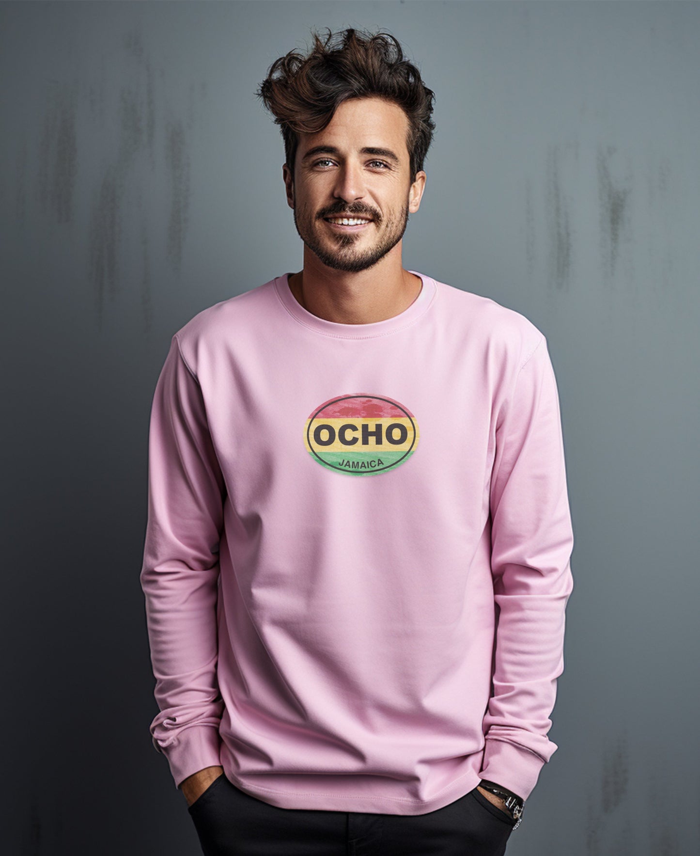 Ocho Rios Dunns River Falls and Music Festivals Mens Long Sleeve T Shirt