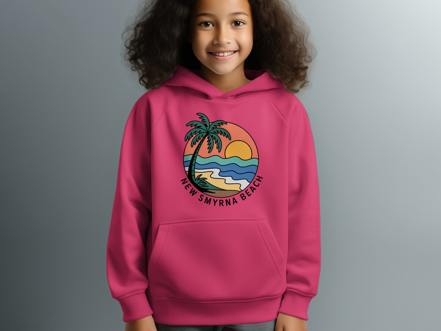 New Smyrna Beach Graphic Hoodie for Kids product