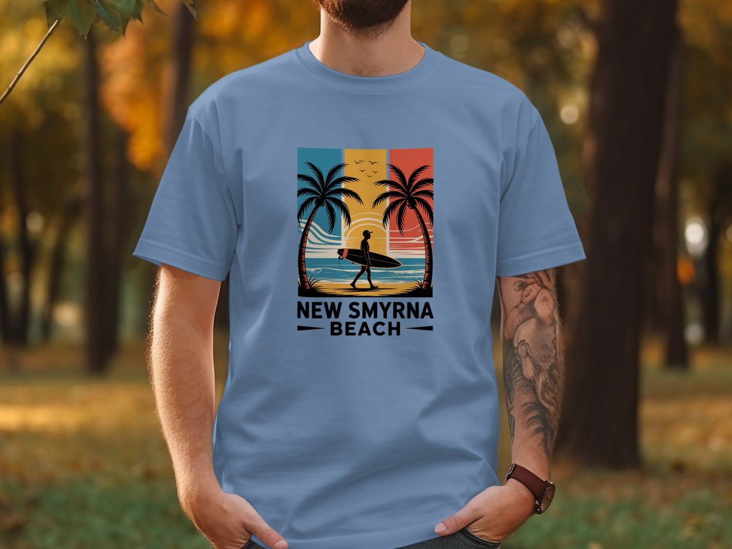 Vintage New Smyrna Beach graphic T-Shirt product
