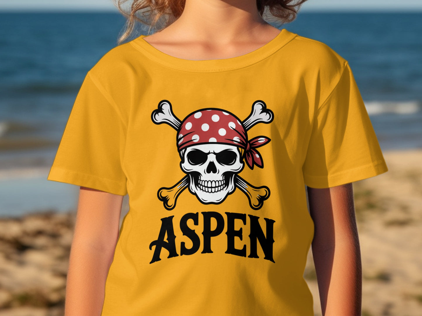Aspen Skull and Crossbones Graphic T-shirt product