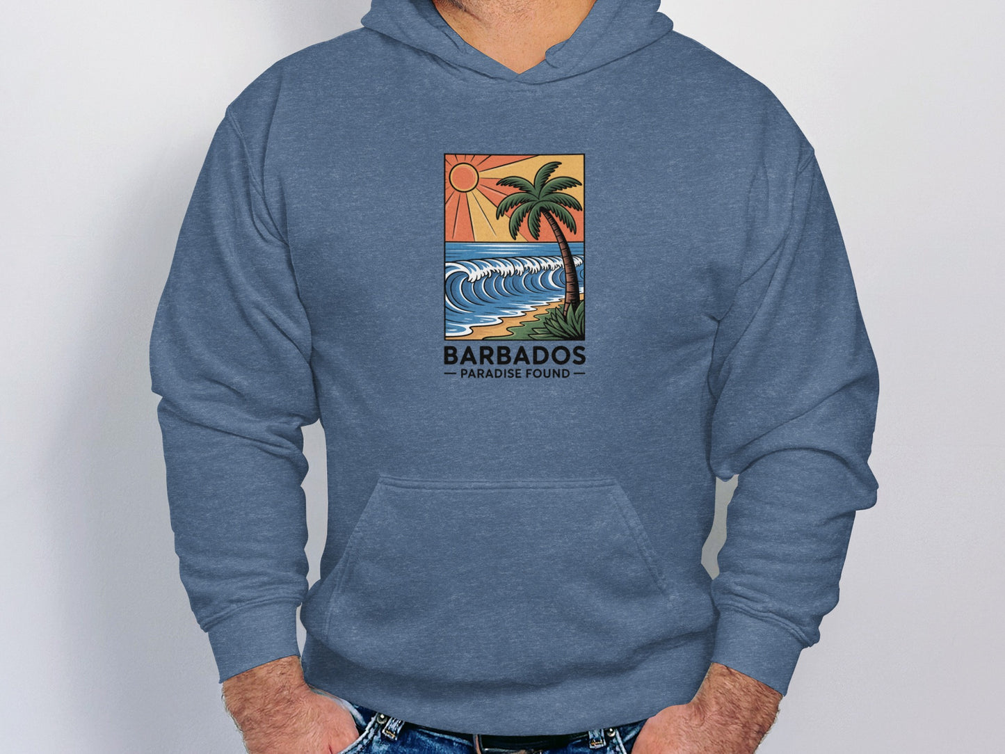 Barbados Paradise Found Graphic Hoodie Product