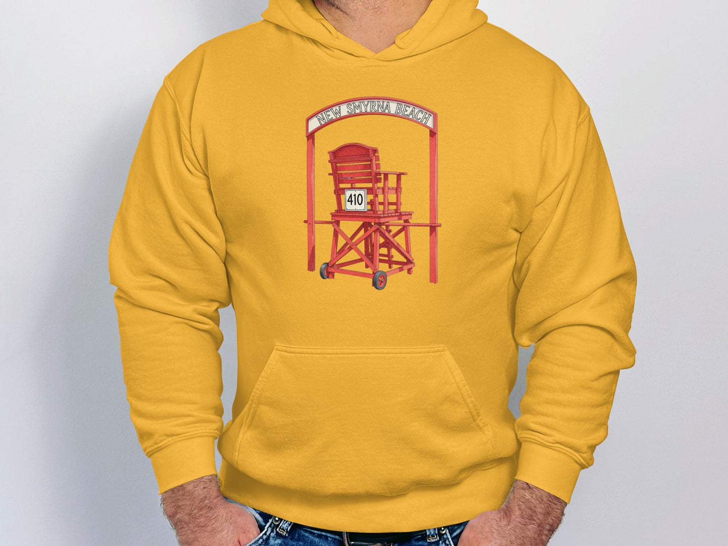 Beach Lifeguard Stand Graphic Hoodie product
