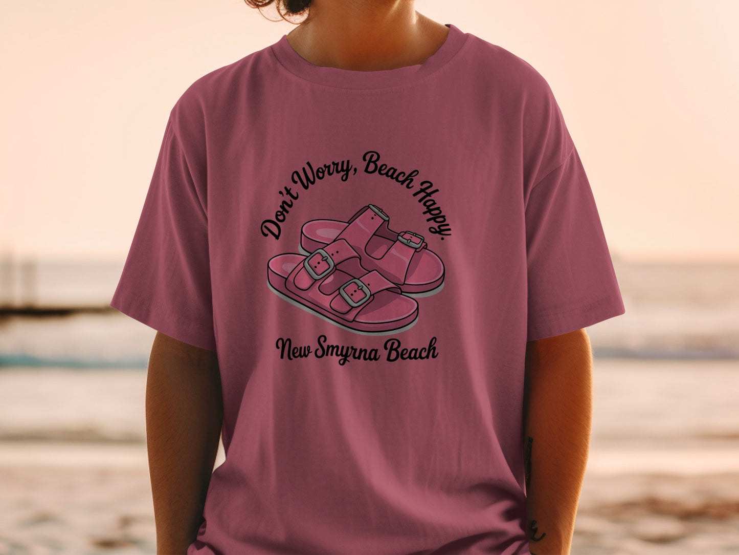 Don't Worry Beach Happy New Smyrna Beach Shirt product