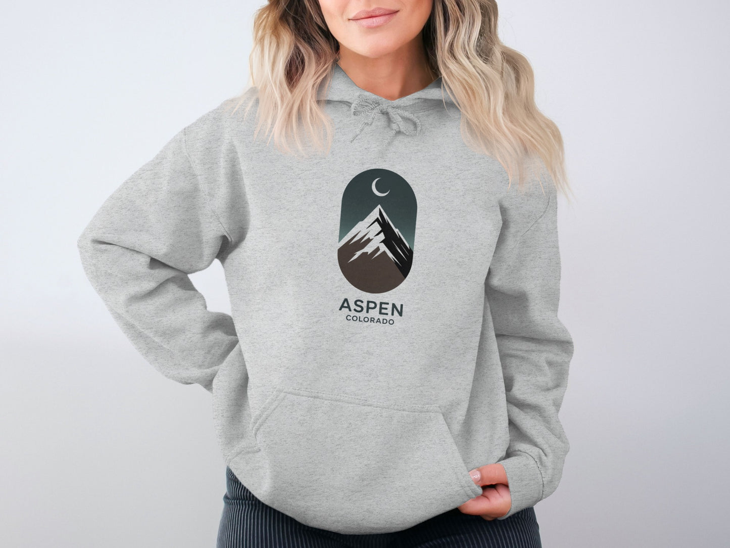 Aspen Colorado Mountain Graphic Hoodie product