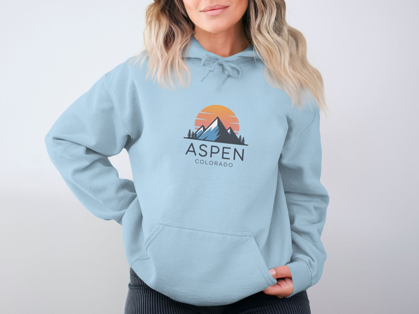 Aspen Colorado Sunset Mountains Hoodie product