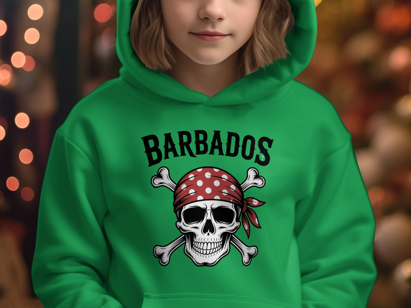 Barbados Skull and Crossbones Hoodie product type